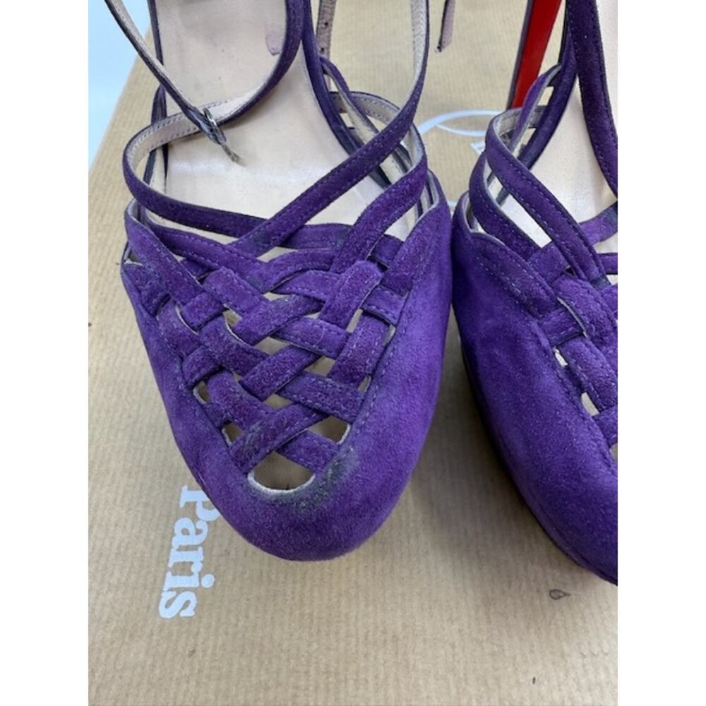 Christian Louboutin Purple Heels - Picture 5 of 16